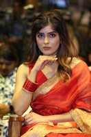 Amritha Aiyer Red Saree Photos